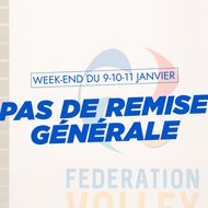 PAS de remise générale - Week-end du 9/10/11 janvier 2026