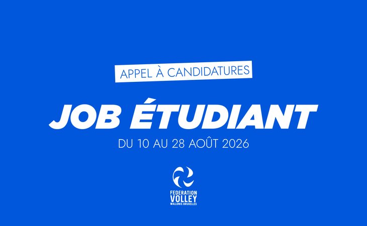 Job étudiant du 10 au 28 août 2026 !