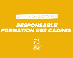 Appel à candidatures - Responsable de la formation des cadres