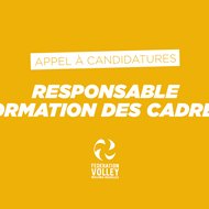 Appel à candidatures - Responsable de la formation des cadres