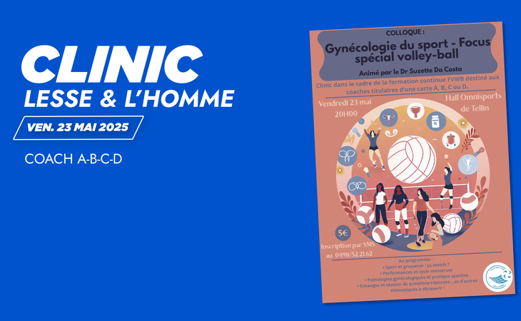 Clinic Lesse & L'homme 23 mai - Coach ABCD