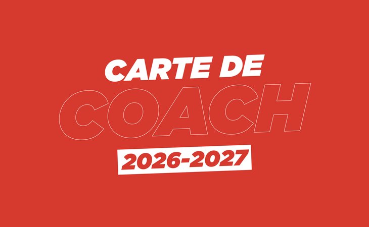 Carte de coach saison 2026-2027