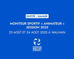Formation MS Animateur Namur - Walhain - 23 et 24 août 2025
