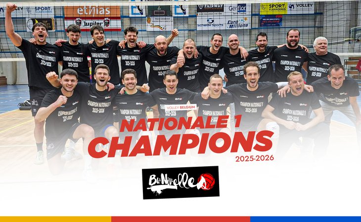 Le BW Nivelles est champion de N1 !