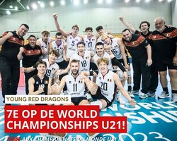 U21 Young Red Dragons 7° aux championnats du monde