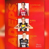 La Ministre des Sports a octroyé 3 contrats Pro ADEPS pour le volleyball !