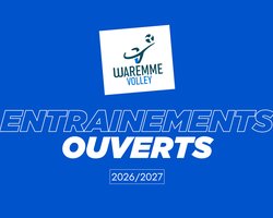 Entrainements ouverts Waremme - Formation continue Pôle d’Excellence 2026/2027