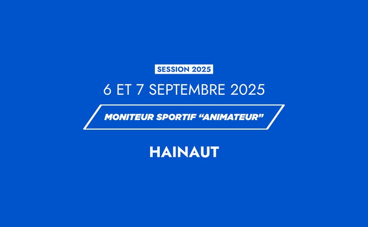 MS Animateur Hainaut - 6 & 7 septembre (lieu à définir)