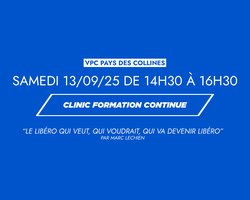 Clinic VPC PAYS DES COLLINES - 13/09/25