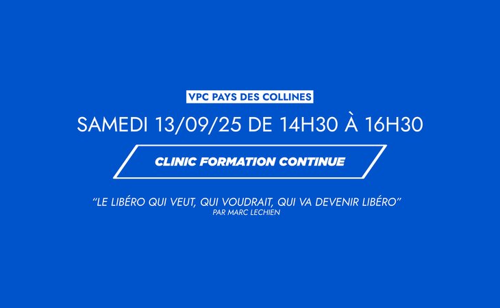 Clinic VPC PAYS DES COLLINES - 13/09/25