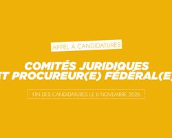 Appel à Candidatures - Comité juridiques