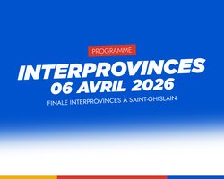 Programme finale inter-provinces 06 avril 2026