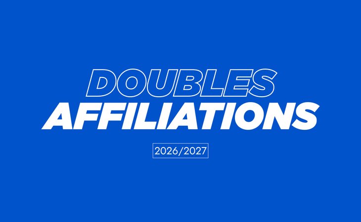 Doubles affiliations 2026-2027 !