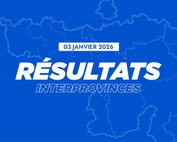 Résultats inter-provinces -  03 janvier 2026