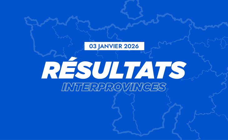 Résultats inter-provinces -  03 janvier 2026