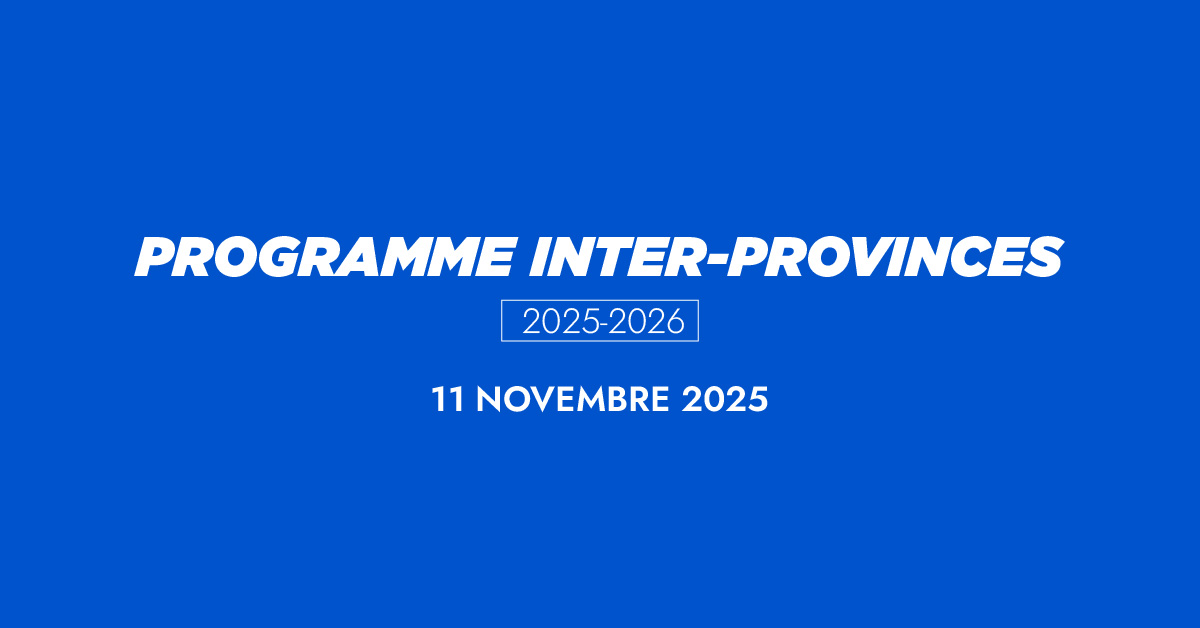 Programme inter-provinces - 11 novembre 2025 | FVWB